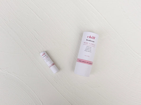 Natural Deodorant Stick - Rose & Citrus-0